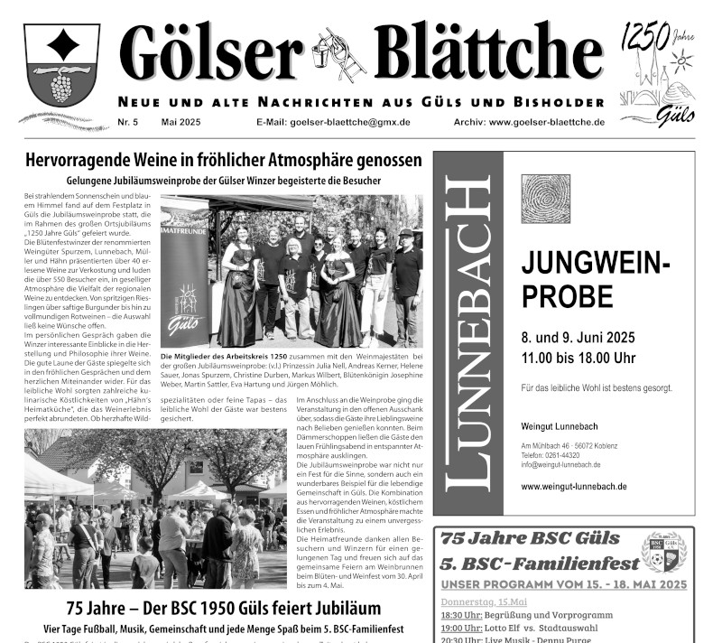 Ausgabe Mai 2025