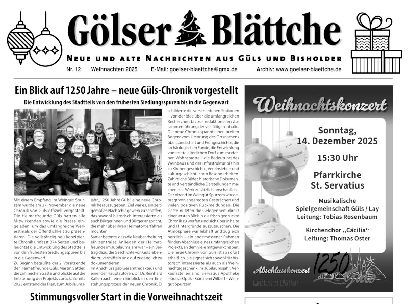 Ausgabe Dezember 2025