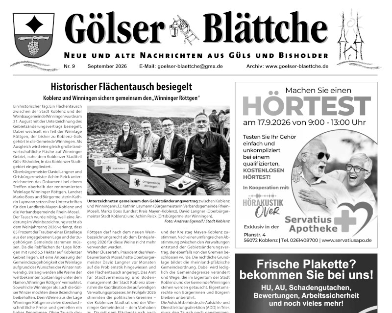 Ausgabe September 2026
